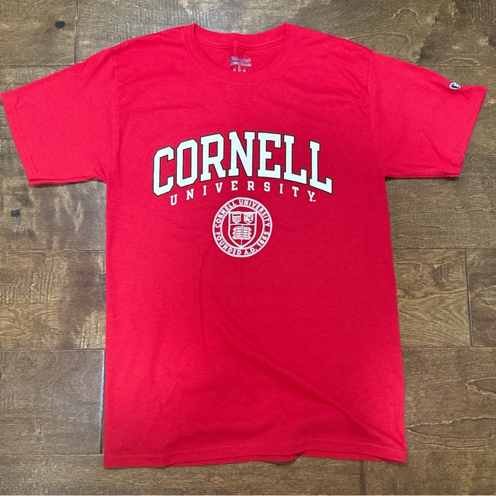 Champion Red Short Sleeve Cornell Tee